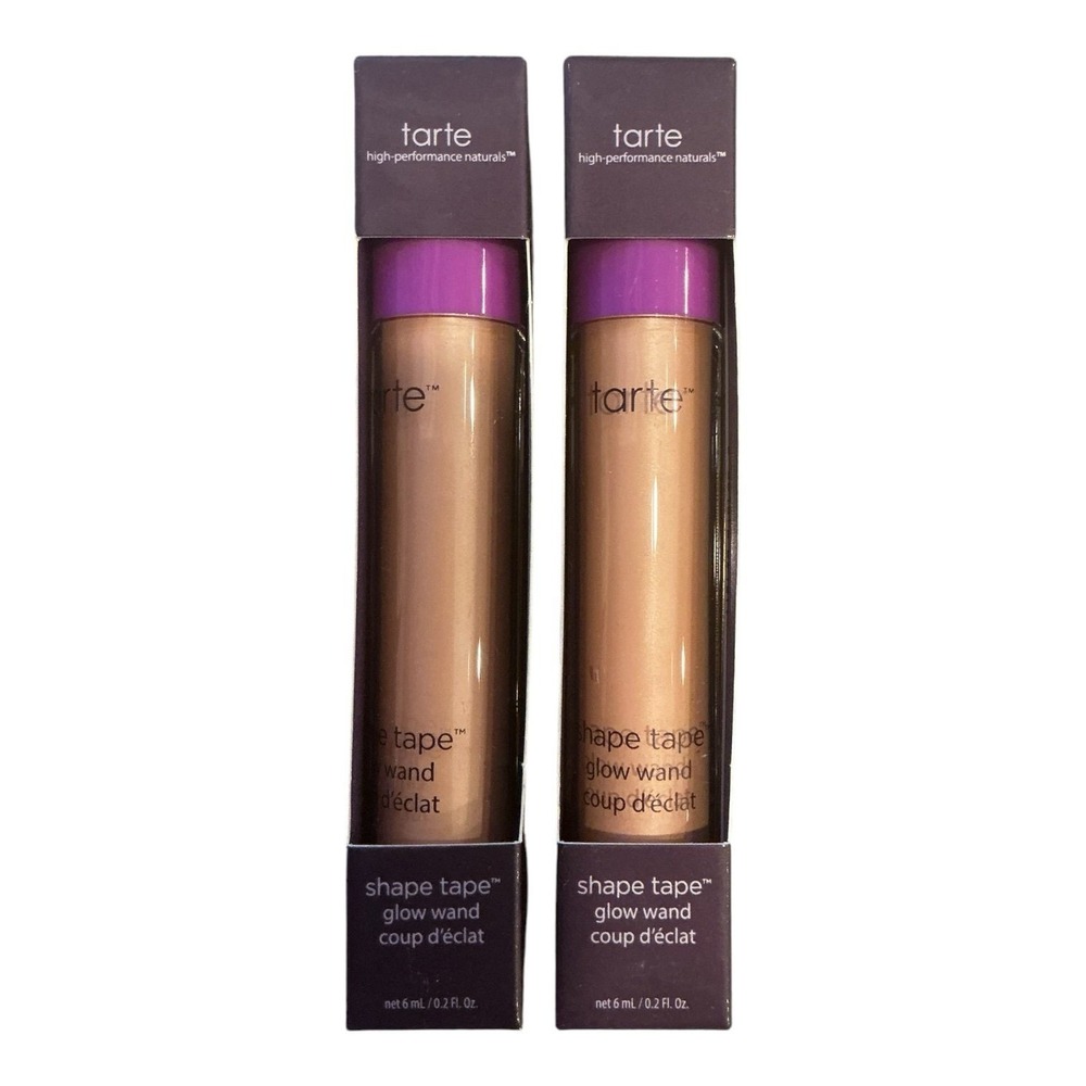 2 Pack Tarte Shape Tape Glow Wand Aglow 6mL Brand New